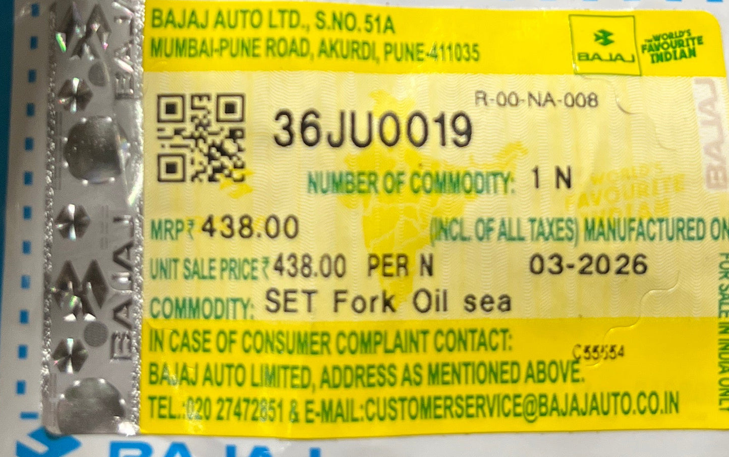 FORK OIL SEAL SET - 36JU0019 - KTM