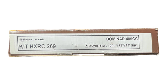 Brass Chain and Sprocket Kit for DOMINAR 400CC- KIT HXRC 269
