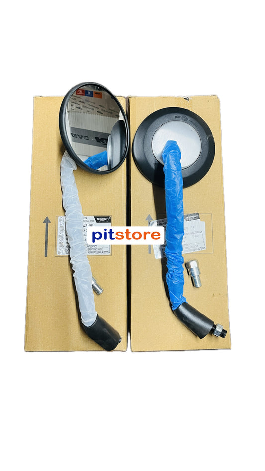 MIRROR SET (TA231600 LH)(TA231601 RH) - TRIUMPH SCRAMBLER MIRROR