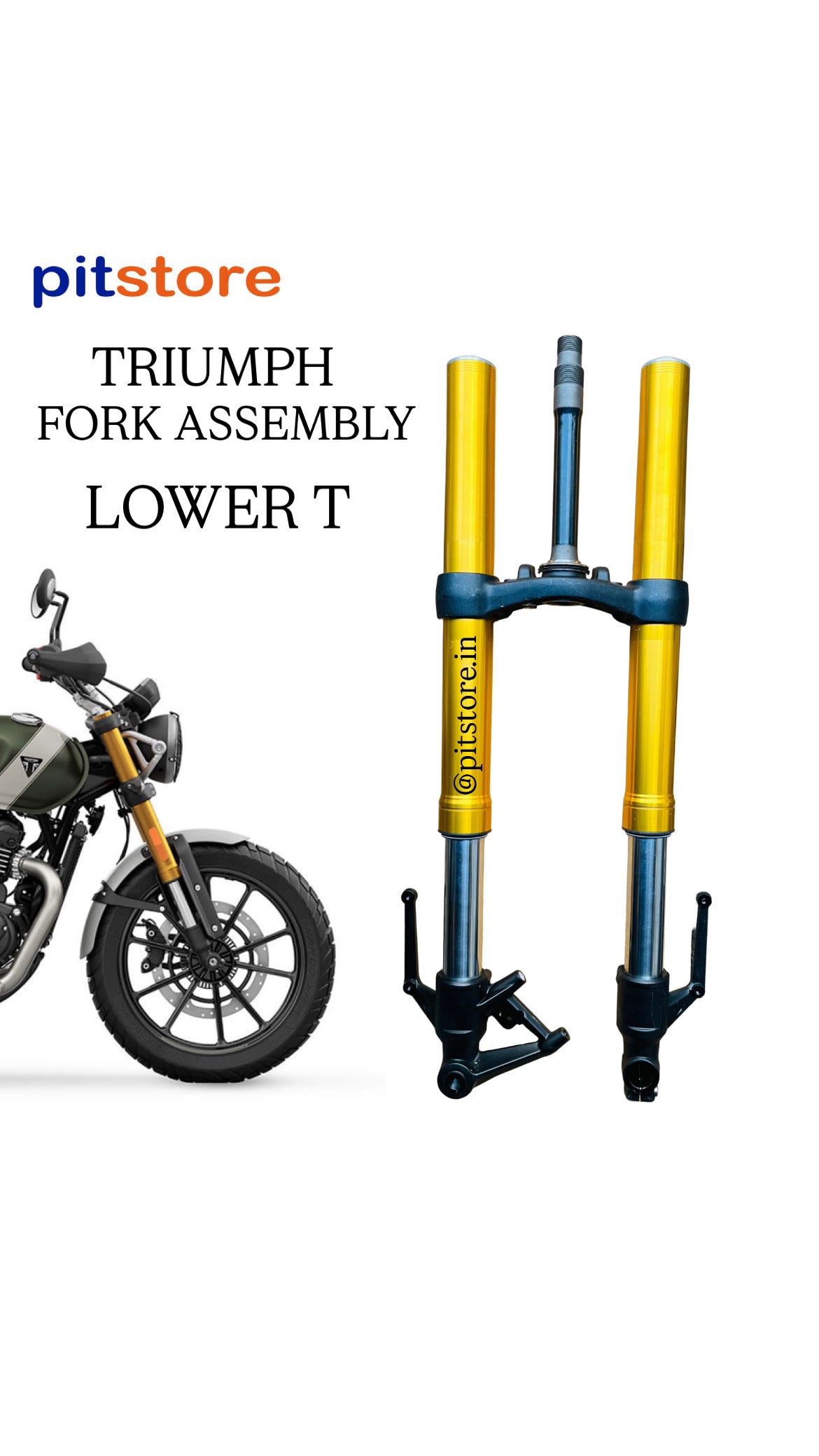 TRIUMPH FORK ASSEMBLY GOLDEN