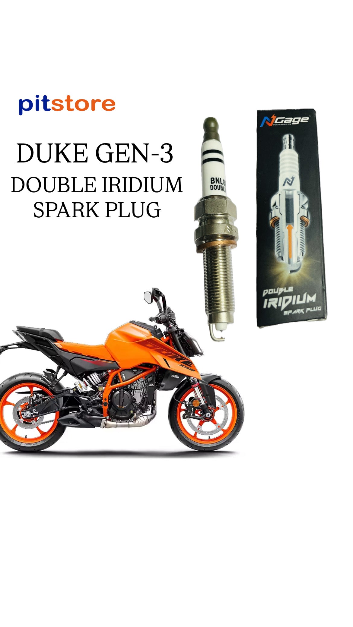 NGAGE DOUBLE IRIDIUM SPARK PLUG - KTM GEN-3
