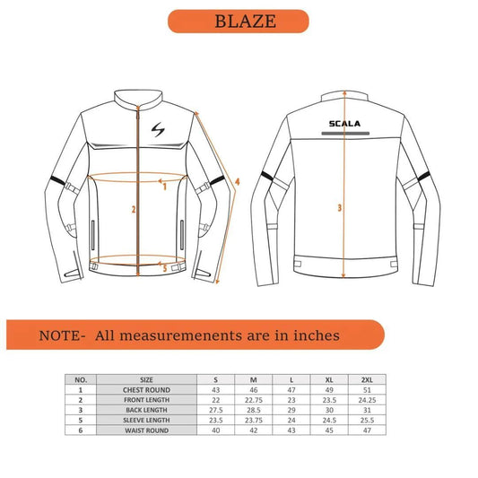 Scala Blaze Riding Jacket - Black and Neon