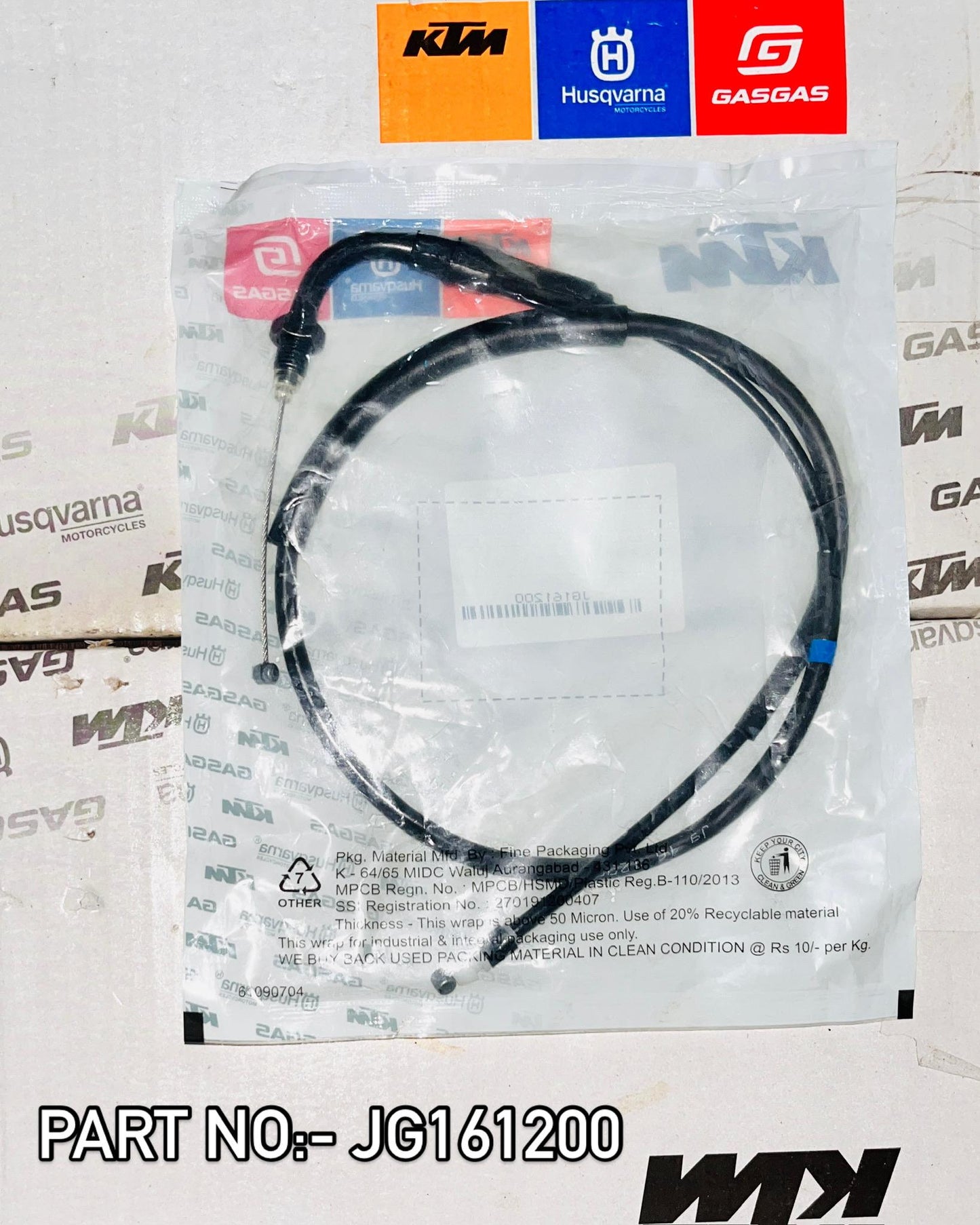 KTM DUKE BS3 ACCELERATION CABLE Part no:-JG161200