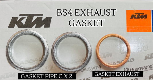 DUKE 250/390 BS4 SILENCER GASKET SET