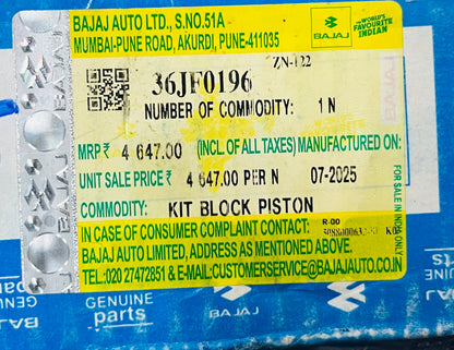 BLOCK PISTON KIT - DOMINAR 400 UG - 36JF0196