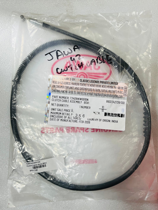 JAWA 42 CLUTCH CABLE Part no:- T2401HKW0010N
