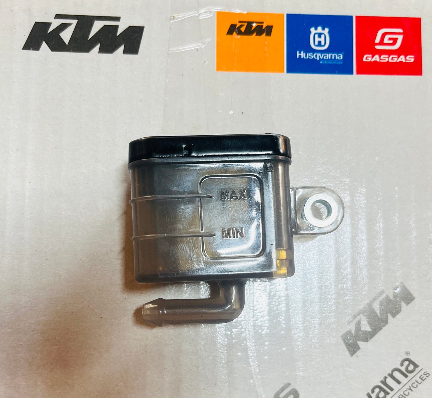 REAR BRAKE OIL RESERVOIR KIT SQUARE BLACK - PTS019