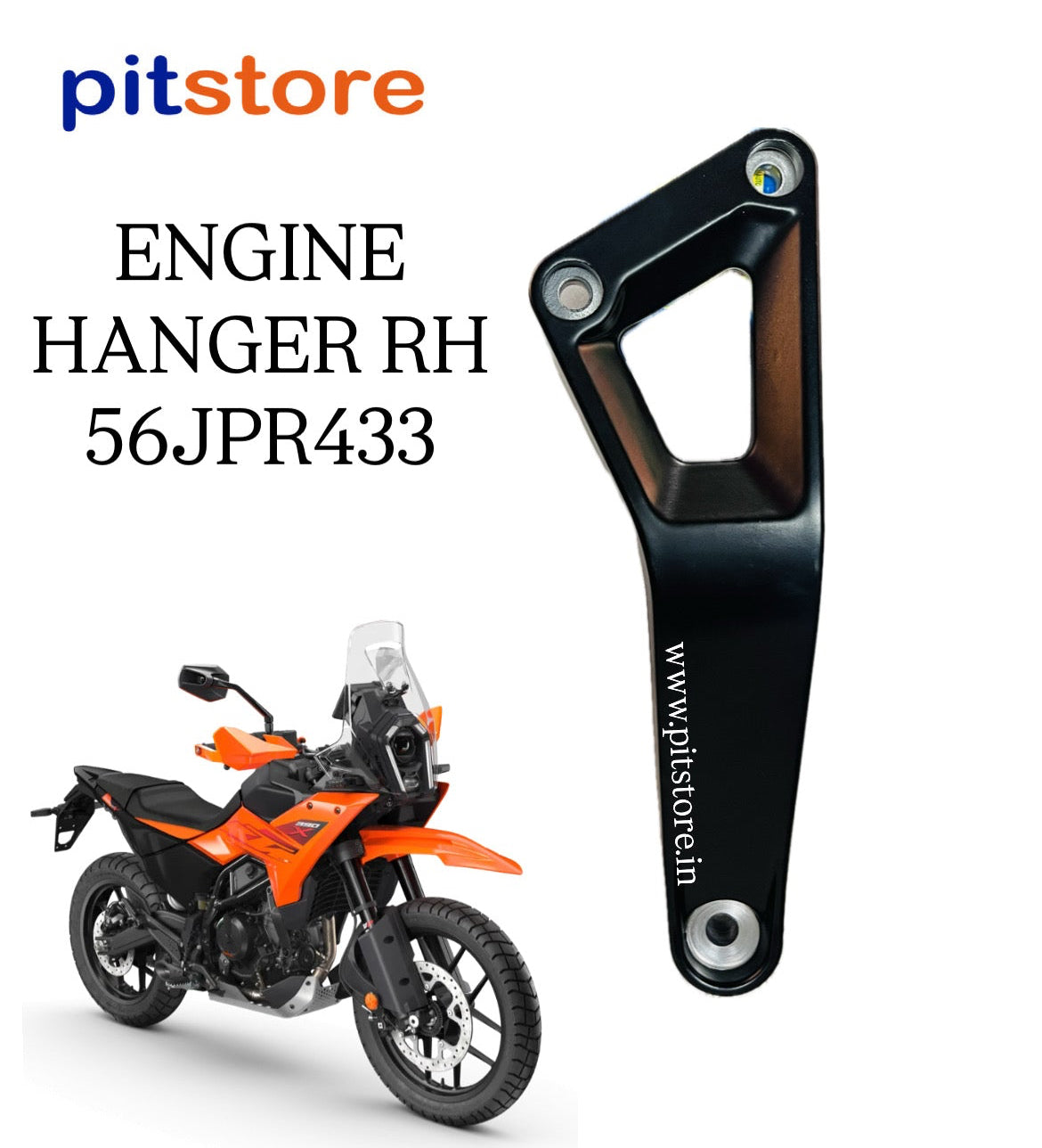 ENGINE HANGER RH -DUKE 250/390
GEN3/ADVENTURE GEN2-56JPR433