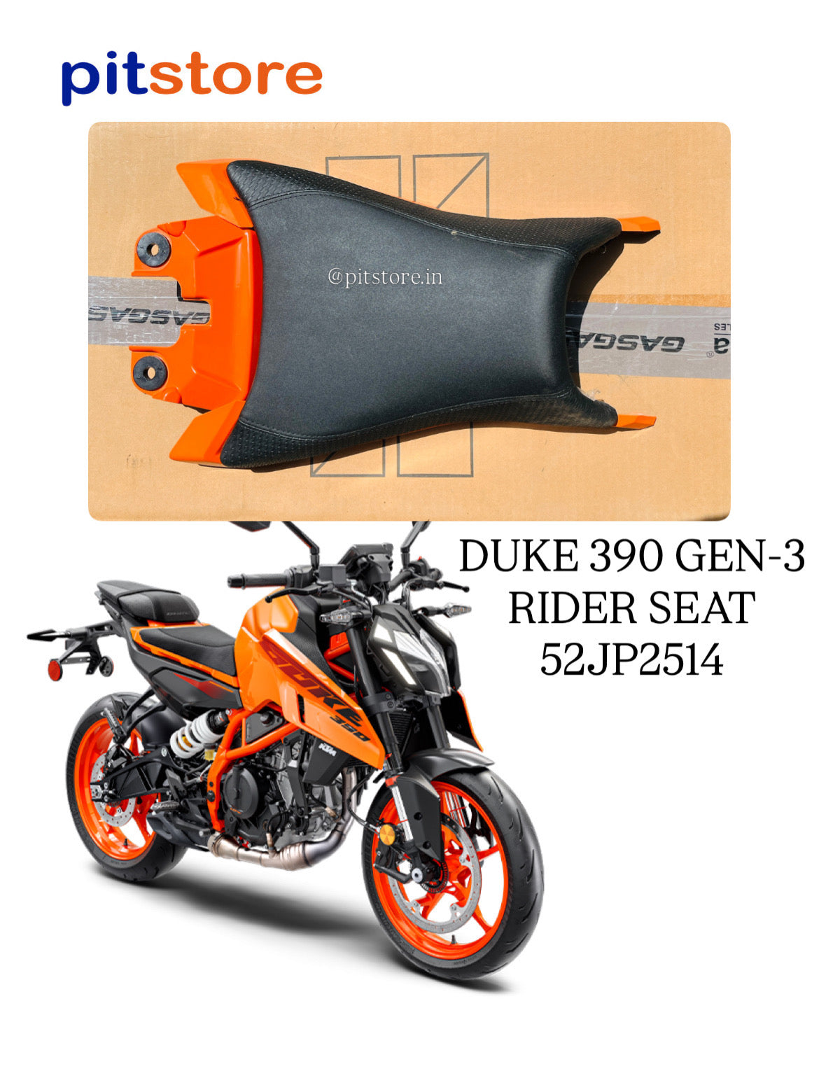 FRONT SEAT - 820MM SETUP - DUKE GEN 3 2024 - 52JP2514