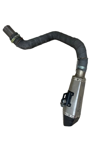Full Exhaust System direct fit on any ktm duke model Carbon fibre cap