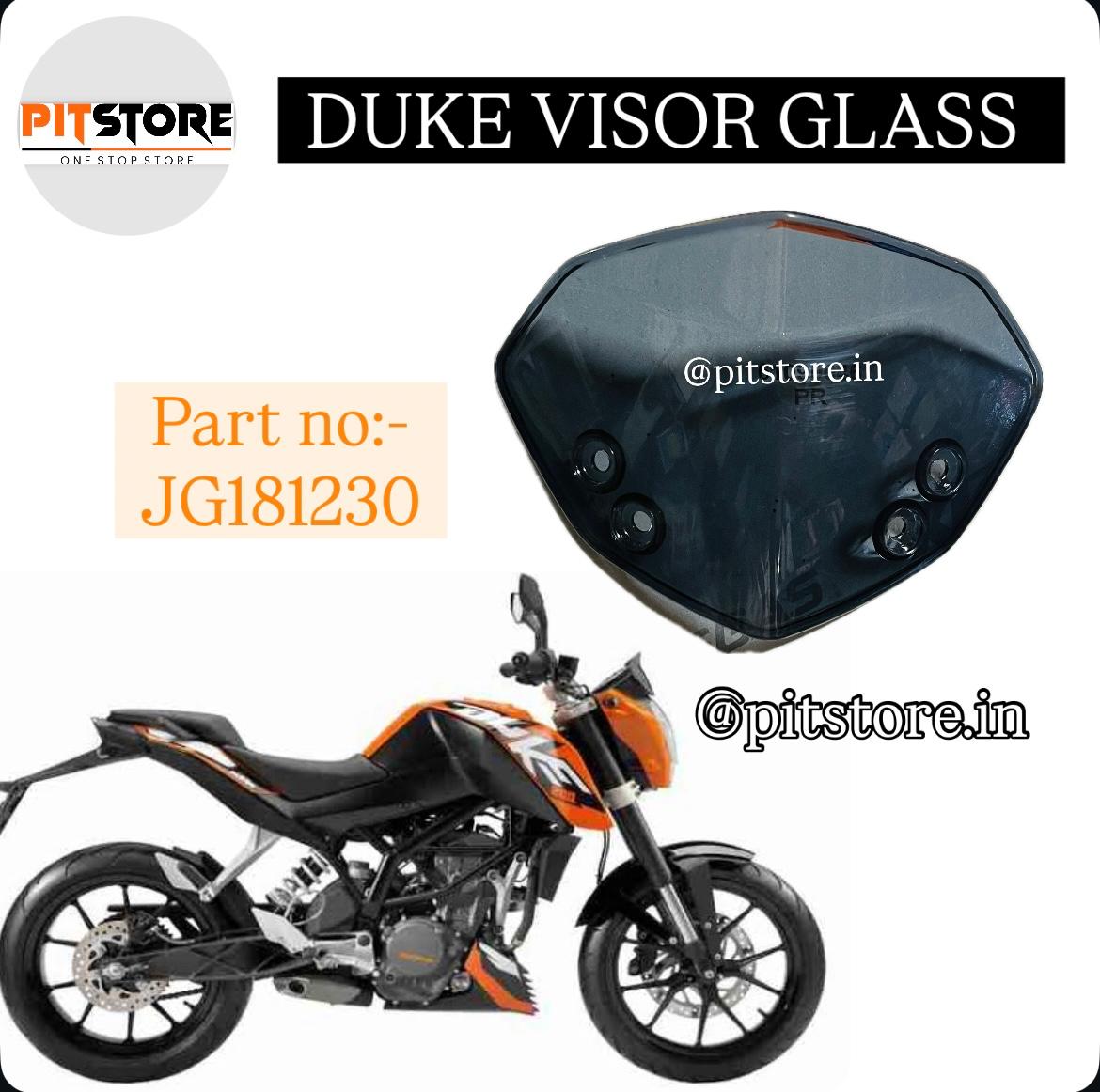 KTM DUKE BS3 VISOR GLASS