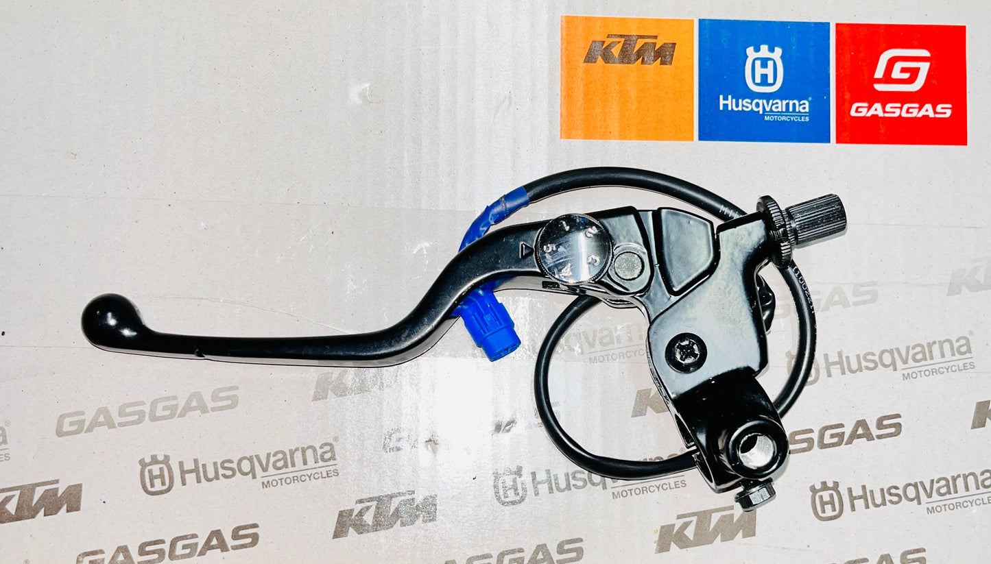 KTM ADJUSTABLE CLUTCH LEVER 5-STEP (JY161008) + YOAK (DJ191082) + CLUTCH SWITCH (JY401404)