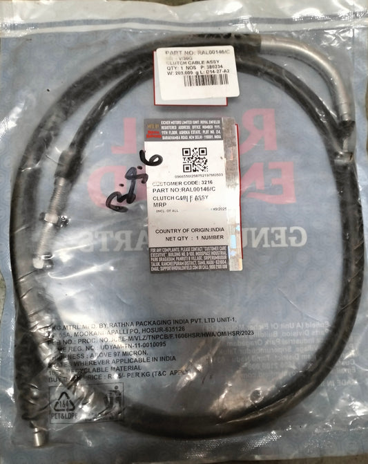 CLUTCH CABLE  (RAL00146) - ROYAL ENFIELD - HUNTER 350