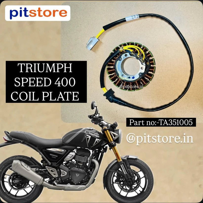 COIL PLATE TRIUMPH SPEED 400 Part no:-TA351005